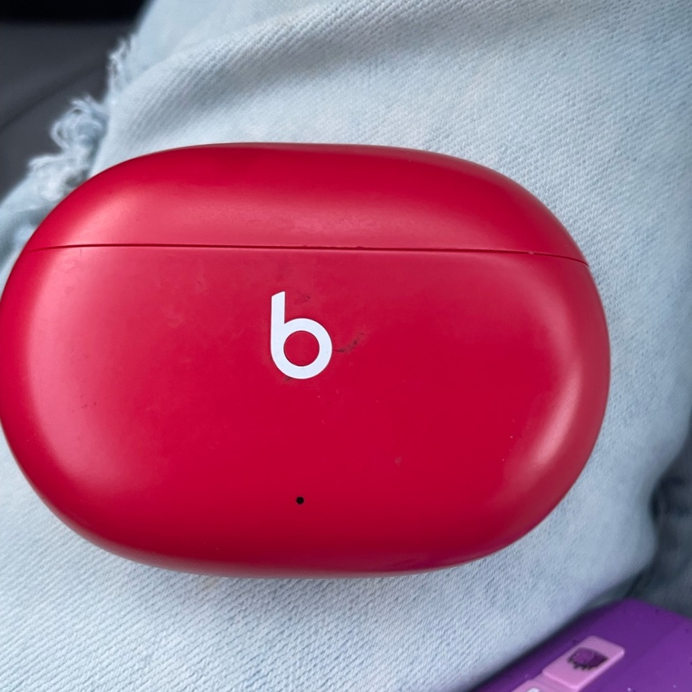 Beats by Dre Red Earbud Headphones